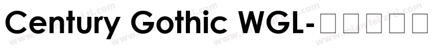 Century Gothic WGL字体转换